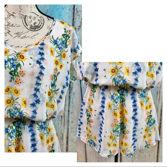 SHOW ME YOUR MUMU Rowdy Dandy Daisy Stripe Romper - Picture 5 of 13